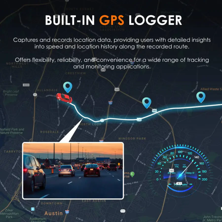 R316-3 Uch kanalli dash kamera - 2,5K Old kamerasi, ikki 1080p Orqa va Salon kamerasi, Wi-Fi, GPS, Parkovka monitori va G-sensori - 3