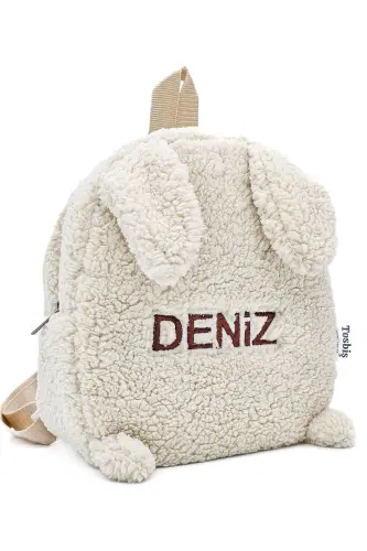 Rabbit Cream 0 - 8 Years Kindergarten Nursery School / Backpack Plush - TOSBIŞ (1)