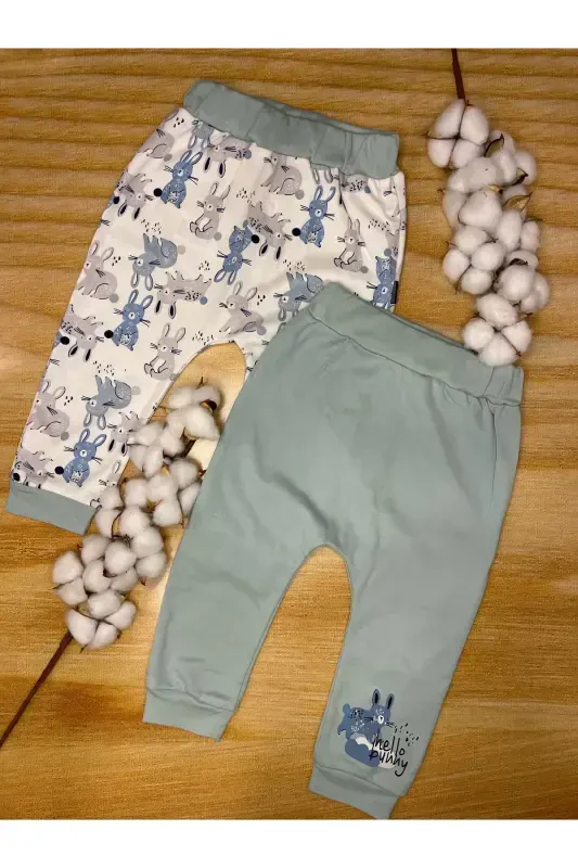 RABBITS 2 IN 1 SINGLE BOTTOM - FUNDA BEBE