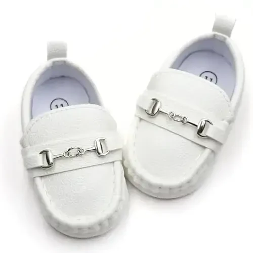 RABEISIR O'g'il bolalar uchun birinchi qadam poyabzallari, yoqimli bir rangli slip-on loaferlar, yengil, sirpanmaydigan tekis - RABEISIR