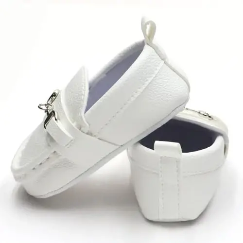 RABEISIR O'g'il bolalar uchun birinchi qadam poyabzallari, yoqimli bir rangli slip-on loaferlar, yengil, sirpanmaydigan tekis - 3