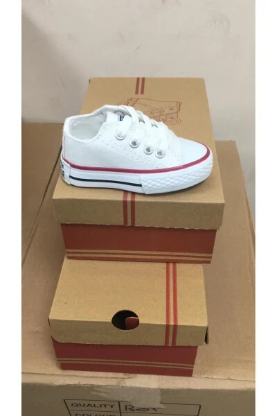 rabella kısa model beyaz renk bebek convers - 4