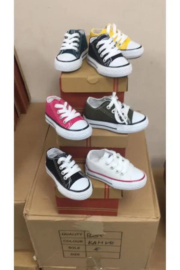 Rabella Short Model White Baby Converse - 9