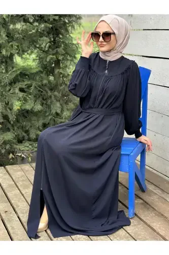 Rabia Ferace-Navy Blue - ESRANUR (1)