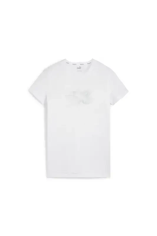 Radiant Run Kadın Beyaz Yuvarlak Yaka Tişört-PUMA White - 1