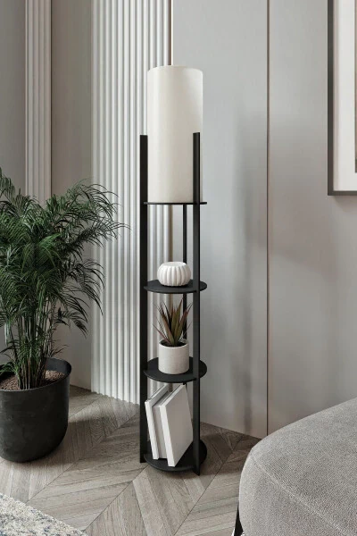 RADIANTE YUVARLAK RAFLI LAMBADER BLACK-KREM - 2