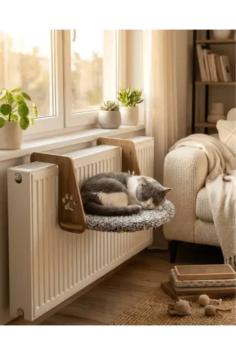 Radiator Bed Cat Plush Radiator Bed (Easy Assembly Sliding System) - 5