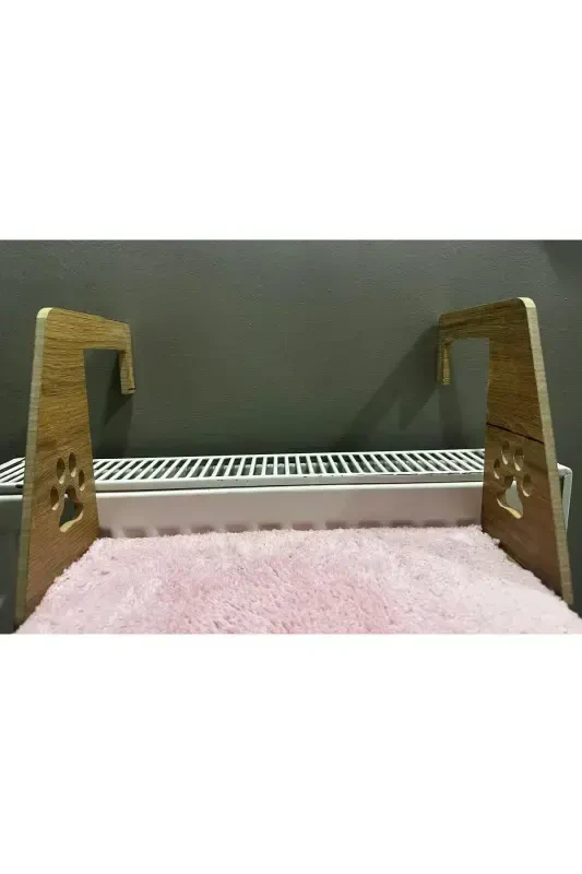 Radiator Bed Radiator Bed Cat Plush Radiator Bed (Easy Assembly Snap-On System)-POWDER PINK - 3