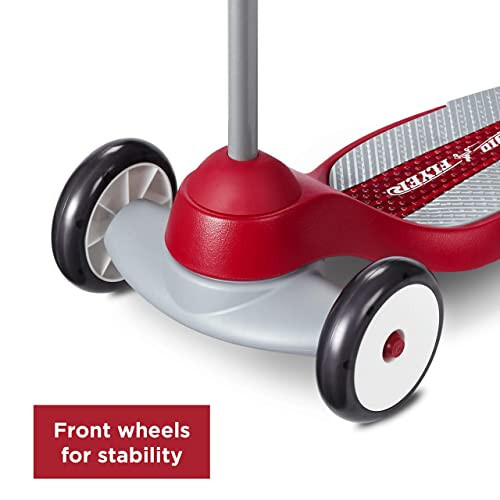 Radio Flyer Benim İlk Scooter'ım, Çocuk ve Bebekler İçin 3 Tekerlekli Scooter, Kırmızı Tekme Scooter, 2-5 Yaş Çocuklar İçin ( Modazone Özel) - 9