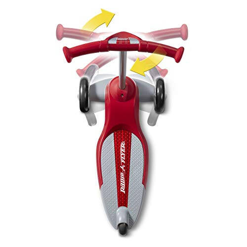 Radio Flyer Benim İlk Scooter'ım, Çocuk ve Bebekler İçin 3 Tekerlekli Scooter, Kırmızı Tekme Scooter, 2-5 Yaş Çocuklar İçin ( Modazone Özel) - 3