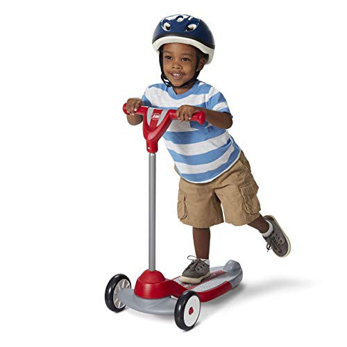 Radio Flyer Benim İlk Scooter'ım, Çocuk ve Bebekler İçin 3 Tekerlekli Scooter, Kırmızı Tekme Scooter, 2-5 Yaş Çocuklar İçin ( Modazone Özel) - 5