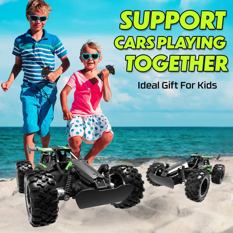 Радиоуправляемая машинка LOHEER, 1:18, высокая скорость, >20 км/ч, подарок для мальчиков и девочек. - 4