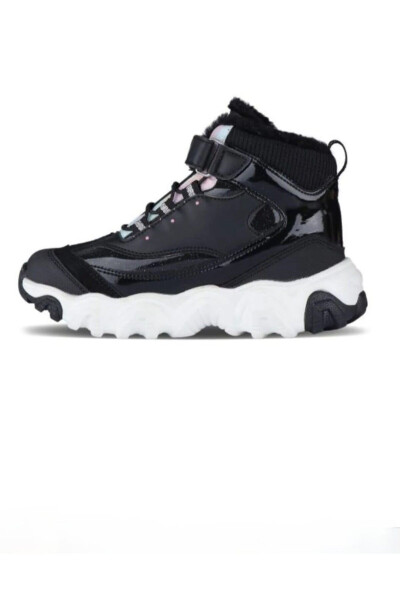 Radus brand, fur-lined, black orthopedic boots for girls - VICCO (1)