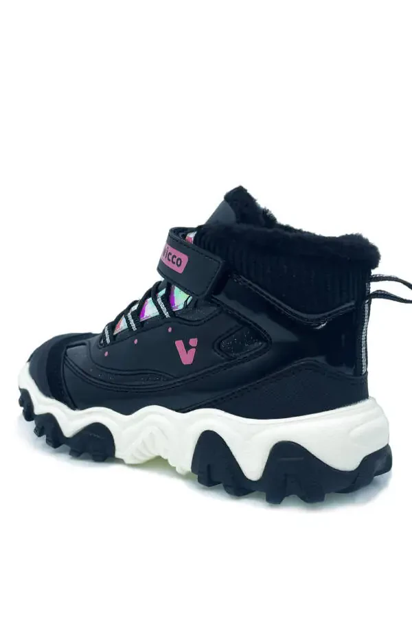 Radus Ll Fur-lined Lightweight Orthopaedic Girls' Boots Black - 4