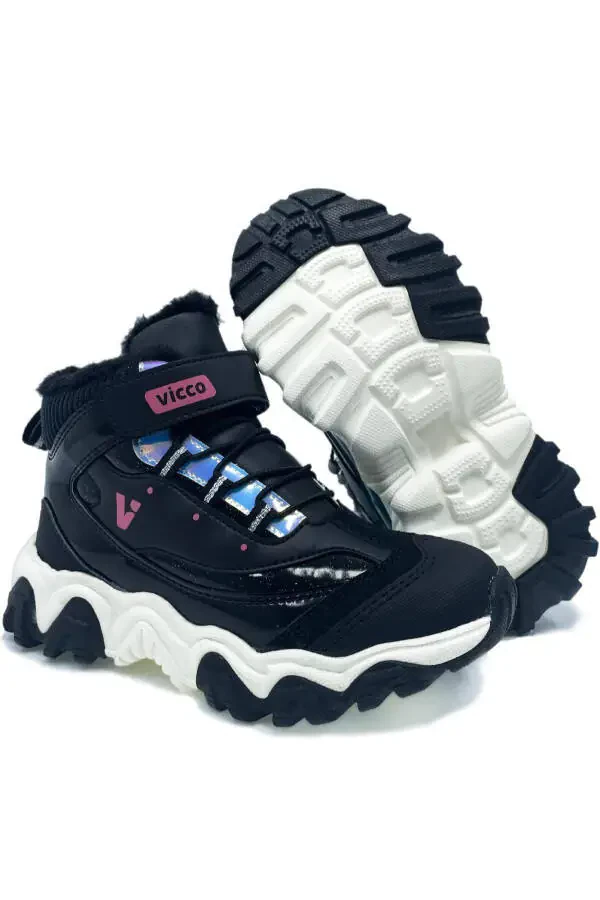 Radus Ll Ichki Kürkli Yengil Taglik Ortopedik Qiz Bolasi Bot Qora - 5