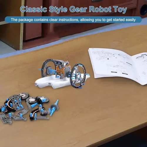 RAESOOT STEM Toys for Kids Age 8-13, 12-in-1 Solar Robot Building Science Kits for Boys Girls Teen Age 9 10 11 12, Engineering Christmas Birthday Gifts for 8+ Year Old Boys - 7