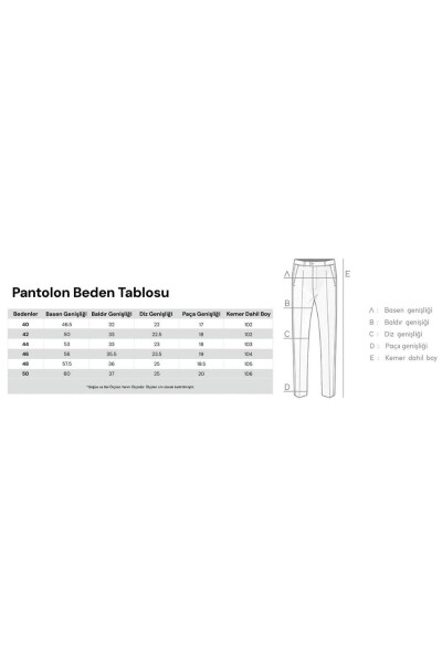 Rahat Çift Pileli Erkek Pantolon - Şık Tasarım - 5