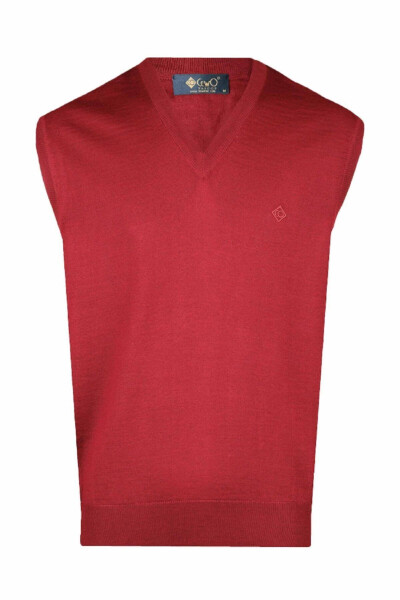 Rahat Kalıp Bordo Yünlü Süveter - CO CEWO TRICOT