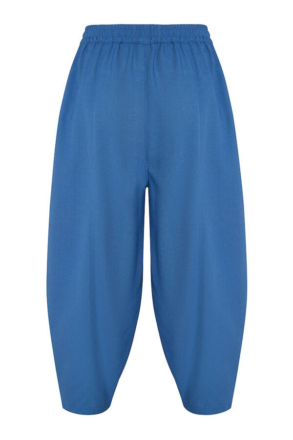 Rahat Kesim Basic Pantolon - Mavi - 3