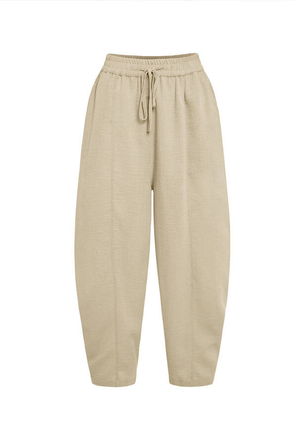 Rahat Kesim Basic Pantolon - Vizon - 1