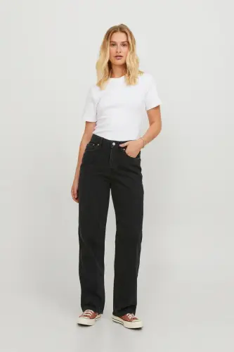Kadın Loose Fit Jean - Seville - Black Denim - 1
