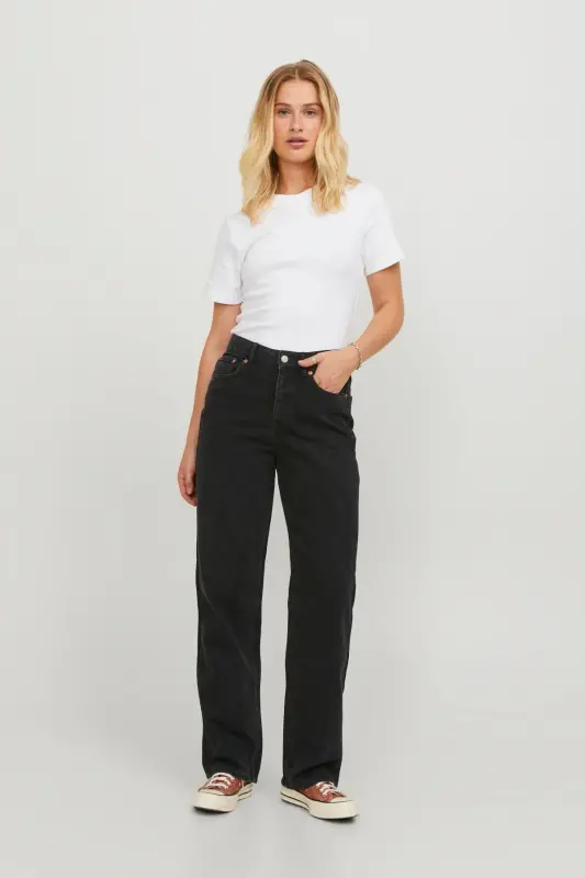 Kadın Loose Fit Jean - Seville - Black Denim - 1