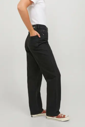 Kadın Loose Fit Jean - Seville - Black Denim - 4