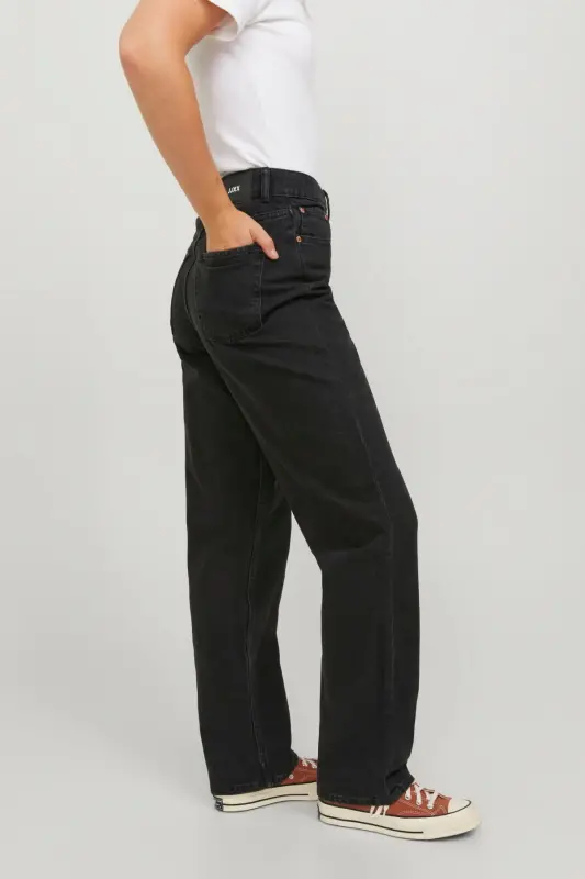 Kadın Loose Fit Jean - Seville - Black Denim - 4