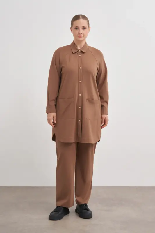 Rahat Kesim Pantolon-Camel - AKER