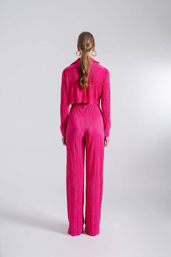 Comfy Crop Gömlek Pembe - Pembe - 11