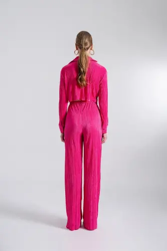 Comfy Crop Gömlek Pembe - Pembe - 5