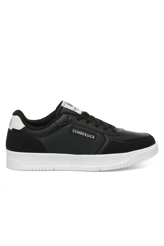 Rahat Taban Erkek Sneaker Spor Ayakkabı - Siyah-Kiato - 2