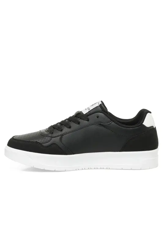 Rahat Taban Erkek Sneaker Spor Ayakkabı - Siyah-Kiato - 3