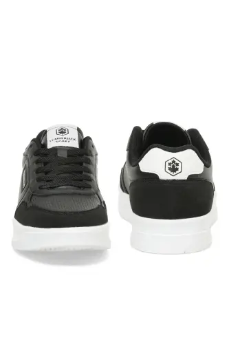 Rahat Taban Erkek Sneaker Spor Ayakkabı - Siyah-Kiato - 5