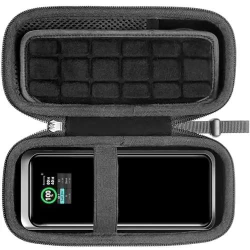 RAIACE Anker Power Bank 27650mAh 250W bilan mos keladigan qattiq sayohat saqlash qutisi. (faqat quti) - Kulrang 