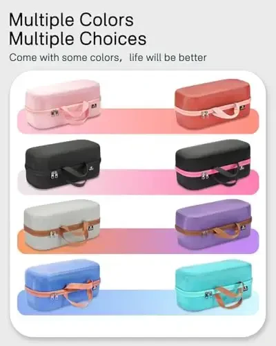 RAIACE Dyson soch quritgichi bilan mos keladigan qattiq saqlash qutisi, sayohat sumkasi. (faqat quti sotiladi). - Binafsha - MODAZONE