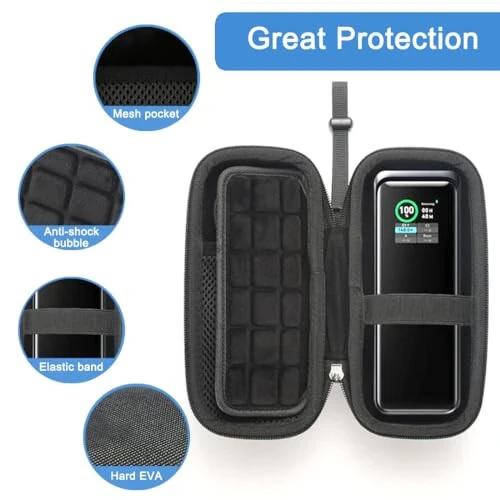 RAIACE Hard Travel Storage Case Compatible with Anker Power Bank 27650mAh 250W. (case only) - Black - RAIACE (1)