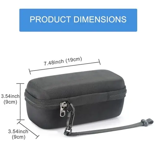 RAIACE Hard Travel Storage Case Compatible with Anker Power Bank 27650mAh 250W. (case only) - Black - 5