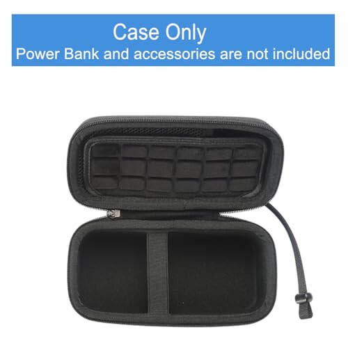 RAIACE Жесткий дорожный футляр для хранения, совместимый с Anker Power Bank 27650mAh 250 Вт. (только чехол) - Черный - 3