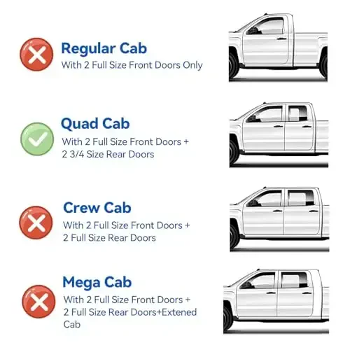Rain Guards for 2009-2018 Dodge Ram 1500 Quad Cab/Extended Cab, Window Visor Shields Vent Deflector Shade Wind Dark Smoke for 19-24 Ram 1500 Classic Quad Cab, 4PCS, Out-Channel - MODAZONE (1)