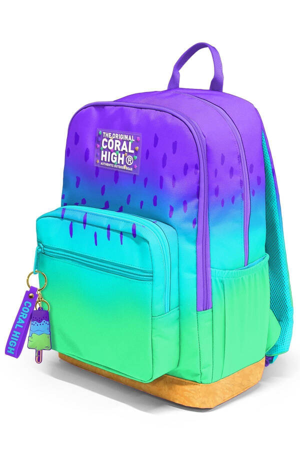 Rain Pattern 3-Piece School Backpack - 5