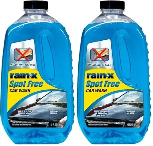 Rain-X 620034-48 fl oz - Deep Cleaning, High Foaming Soap Provides Spot Free Shine with No Towel Or Hand Drying Needed (Pack of 2) - 1