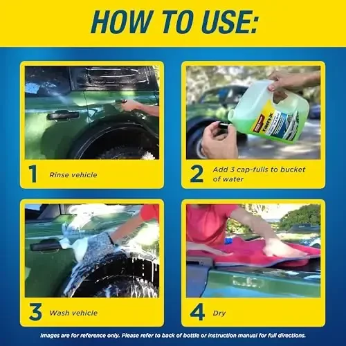 Rain-X 620191 Foaming Car Wash - 100 fl oz. High-Foaming, Concentrated Formula For Greater Cleaning Action, Safely Lifting Dirt, Grime And Residues For An Exceptional Clean - 2