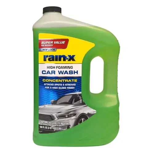 Rain-X 620191 Ko'pikli Avtomobil Yuvish - 100 fl oz. Yuqori Ko'pikli, Konsentrlangan Formula Katta Tozalash Harakati Uchun, Xavfsiz Tarzda Kir, Kir va Qoldiqlarni Ko'tarish Orqali Istisnoiy Tozalik Ta'minlaydi - 3