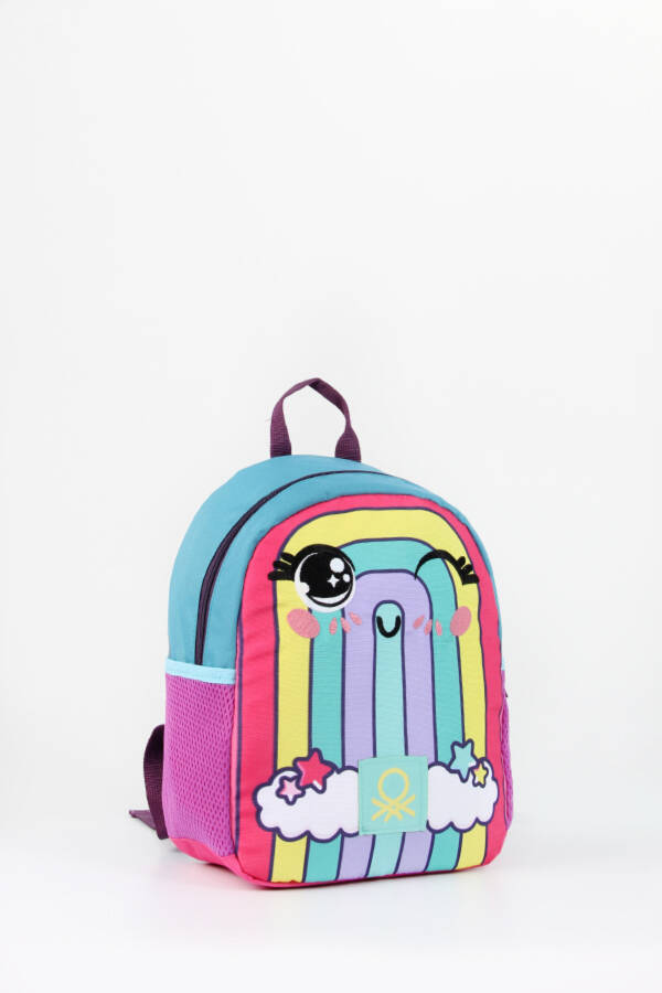 Rainbow Patterned Girls Kindergarten Bag - 11