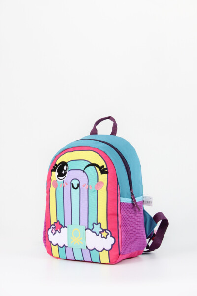 Rainbow Patterned Girls Kindergarten Bag - 16