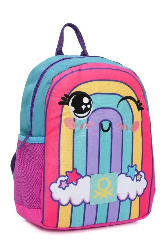 Rainbow Patterned Girls Kindergarten Bag - 2