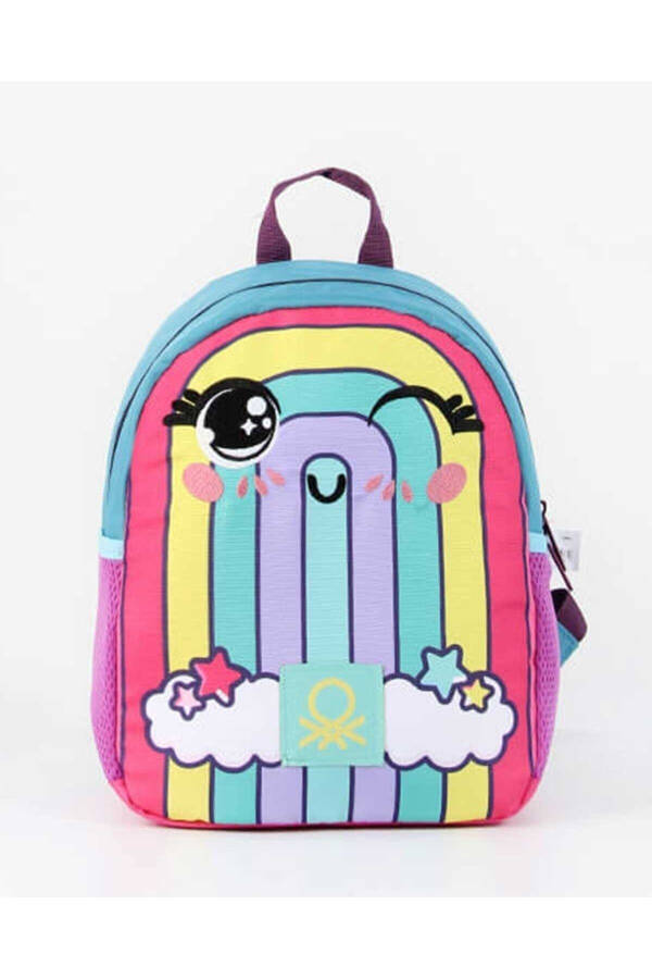 Rainbow Patterned Girls Kindergarten Bag - 17