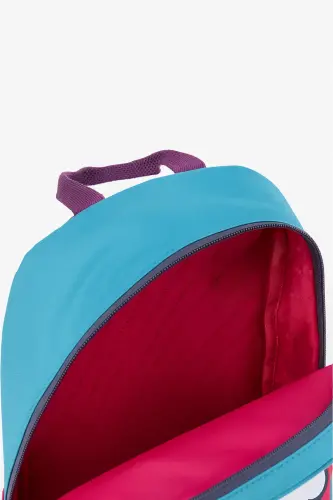 Rainbow Patterned Kindergarten Bag Set (Kindergarten Bag, Lunch Box)-Pink - 5