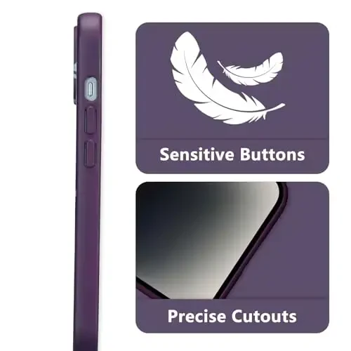 RALEAVO Floral Case for iPhone 14,Liquid Silicone Cover with Flower Branch Pattern Cute Phone Cover for Girls Women Slim Soft Rubber Protective Phone Case for iPhone 14 (6.1